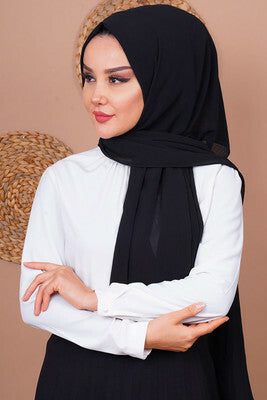 موديل مسنن شال اسود