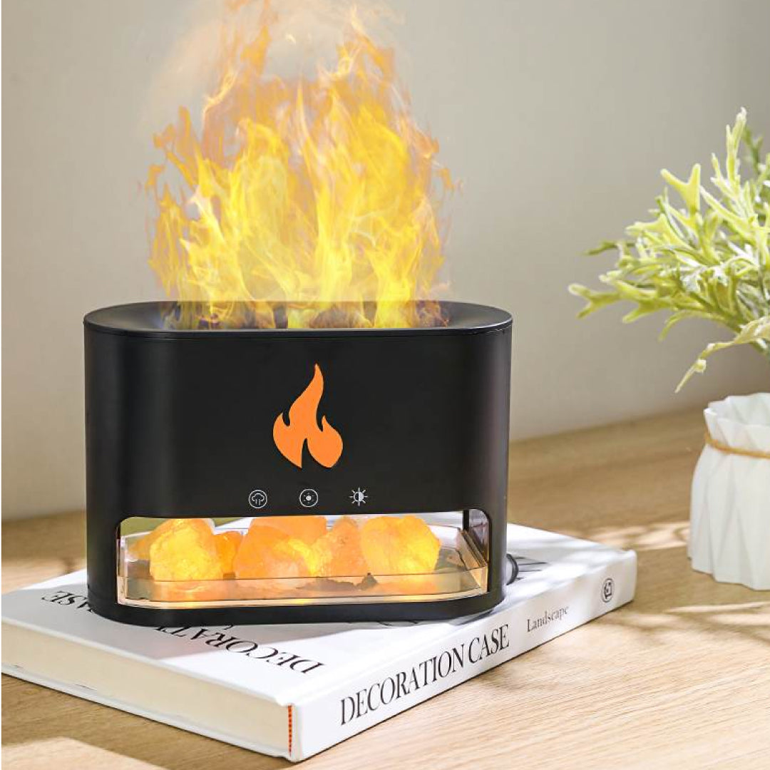 מבער הקטורת Royal Flame גדול בצורת תנור עצים הפועל על חשמל עם חיבור USB
