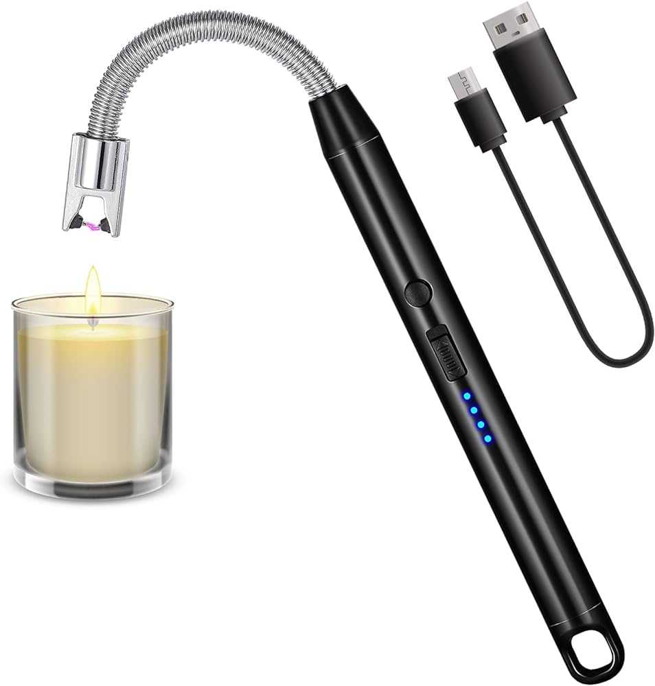 מצית חשמלי נטען USB הניתן לכיפוף 360 מעלות