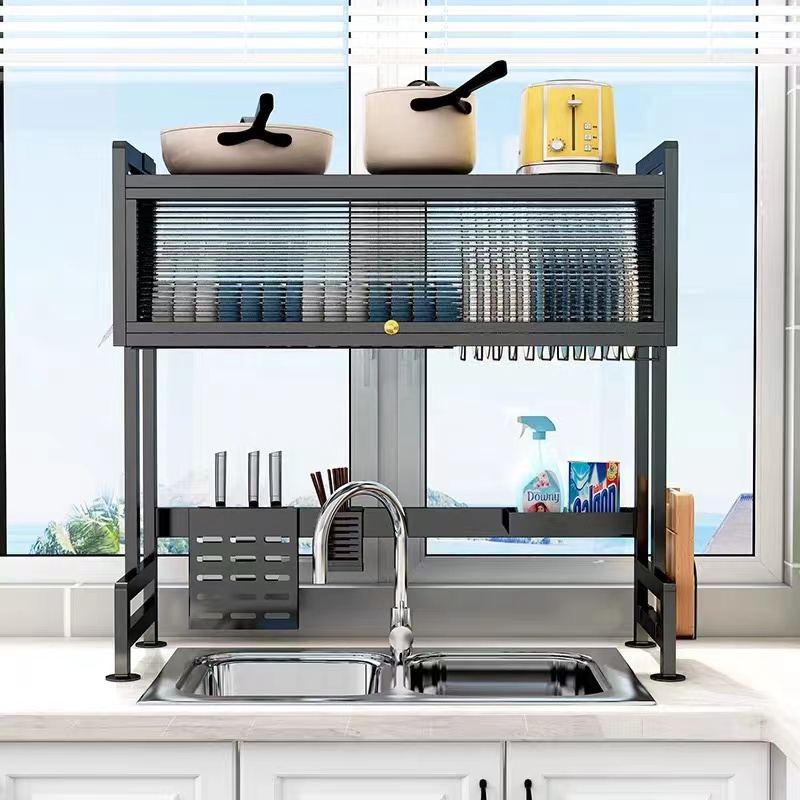 מעמד גדול ממתכת למדיח כלים עם דלת רוכסן K-1