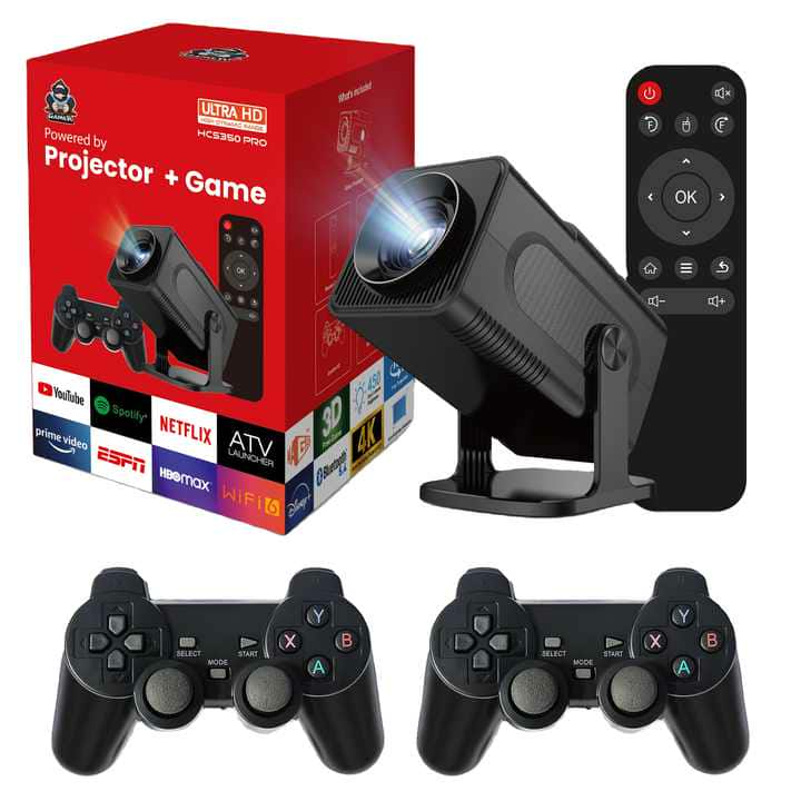بروجكتر مع العاب بوضوح عالي 4K