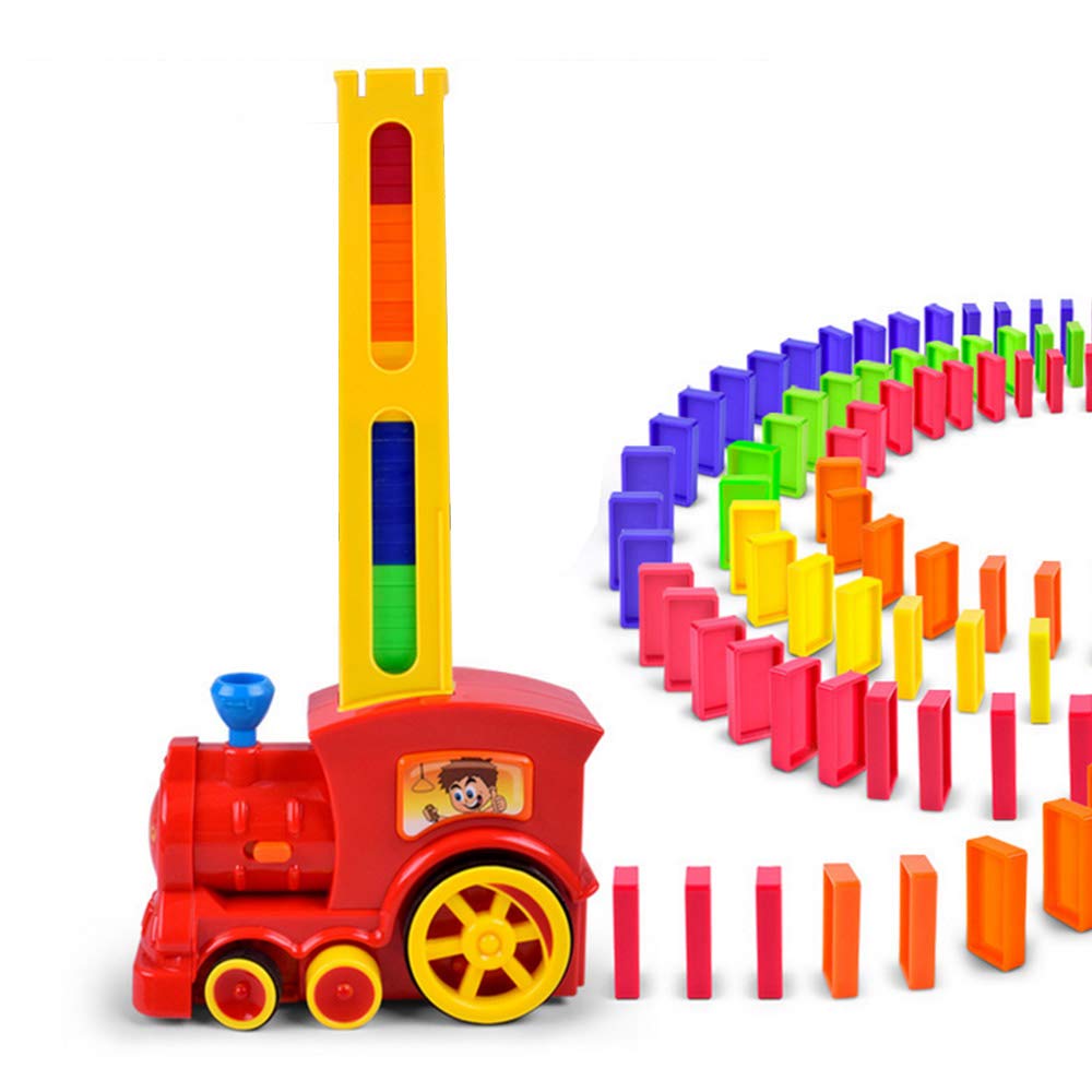 משחק הרכבת דומינו מכיל 60 חלקים