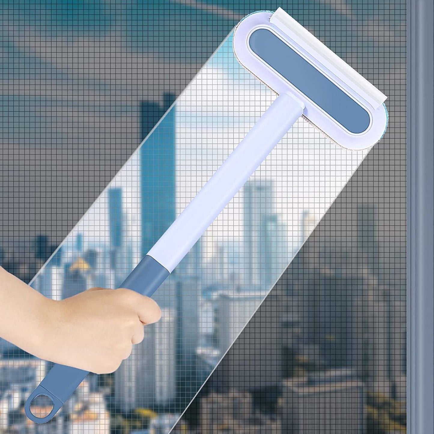 فرشاة يدوية لتنظيف المنخل والزجاج
