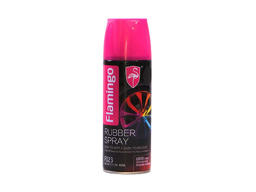 سبراي دهان لاطارات السيارات (flamingo rubber spray)