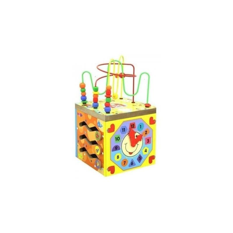 משחק קופסת מבוך מעץ חינוכי
