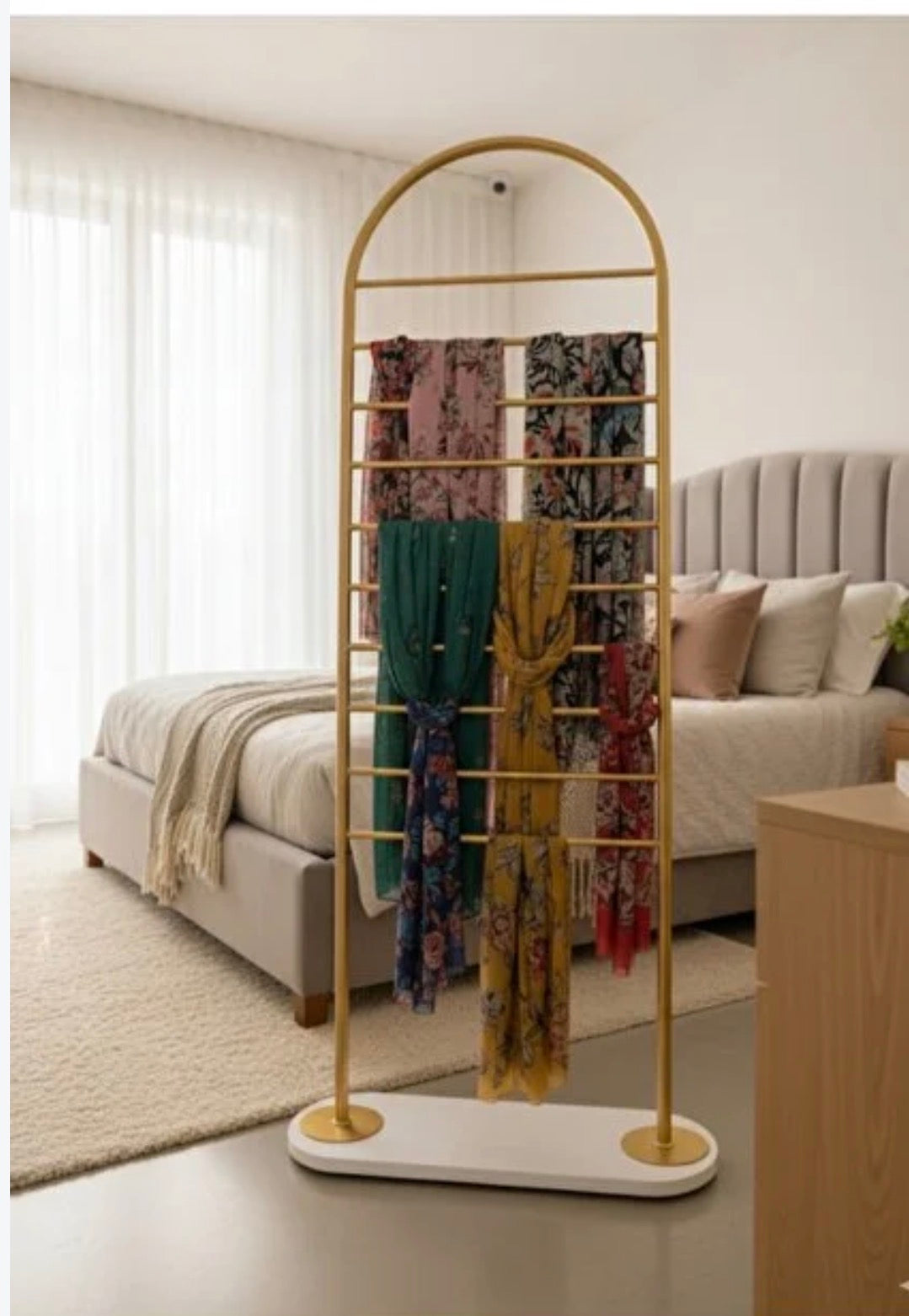 علاقة تنظيم الشالات || اسود ذهبي ابيض ||
