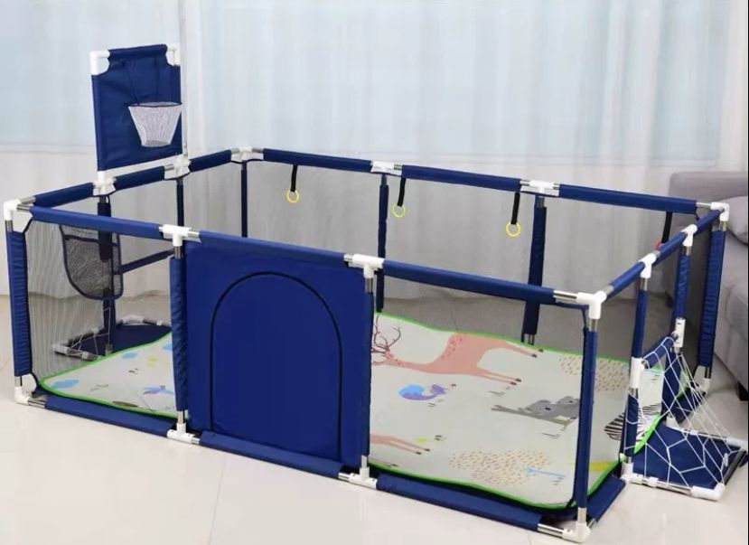 סל צעצועים עם כדורסל מלבני b-1