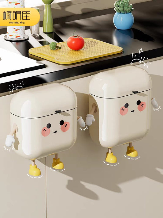 سلة نفايات بشكل كرتوني جميل يمكن تعليقها a-31