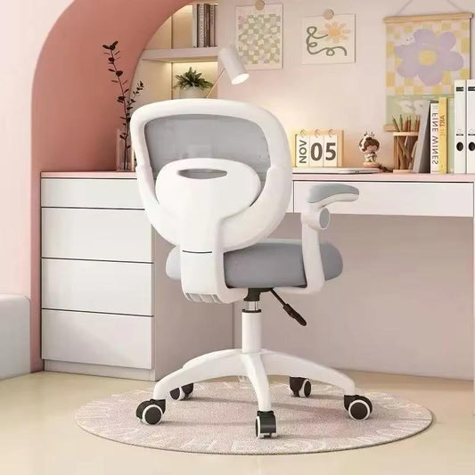 כסא משרדי אפור עם גלגלים ab-176