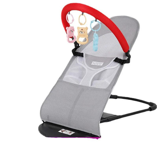 מיטת נדנדה לילדים עם צעצועים תלויים לאירוח הילד