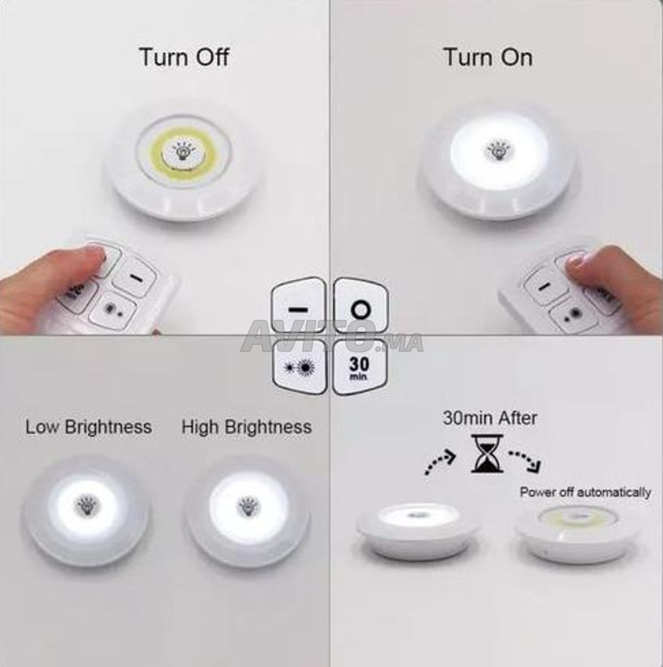 مصابيح Led مع جهاز التحكم عن بعد