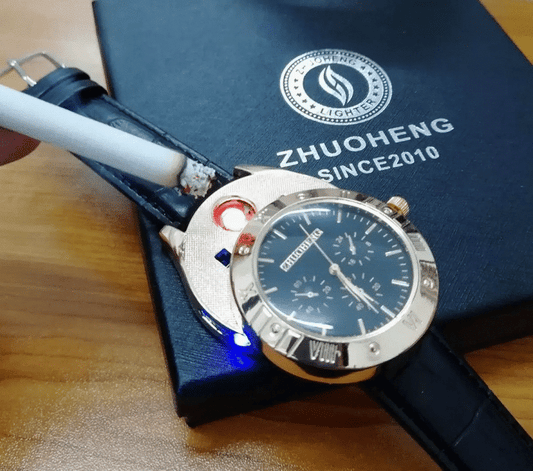 שעון גברים עם מצית 2*1