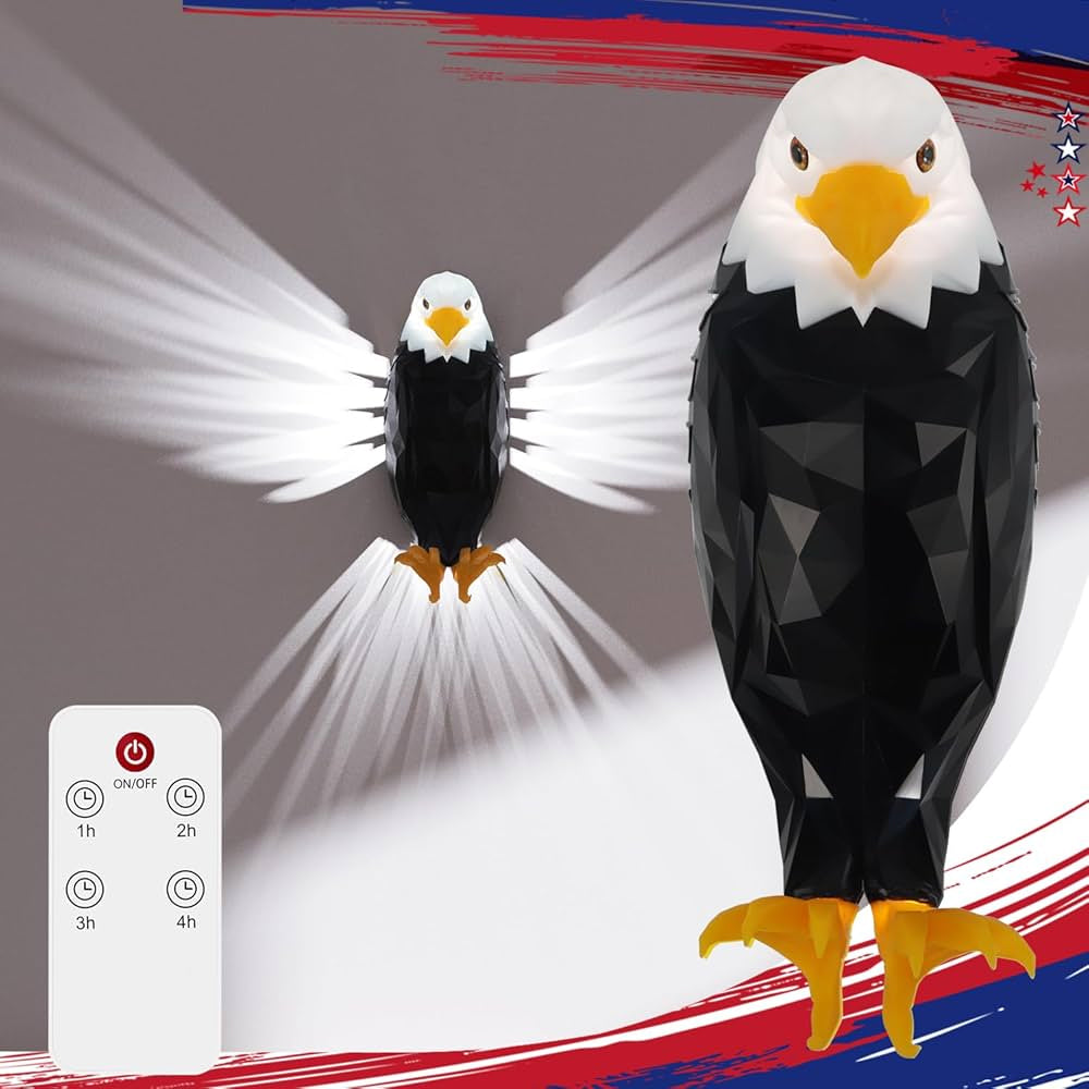 نسر اضائة مميز للغرف مع ريموت