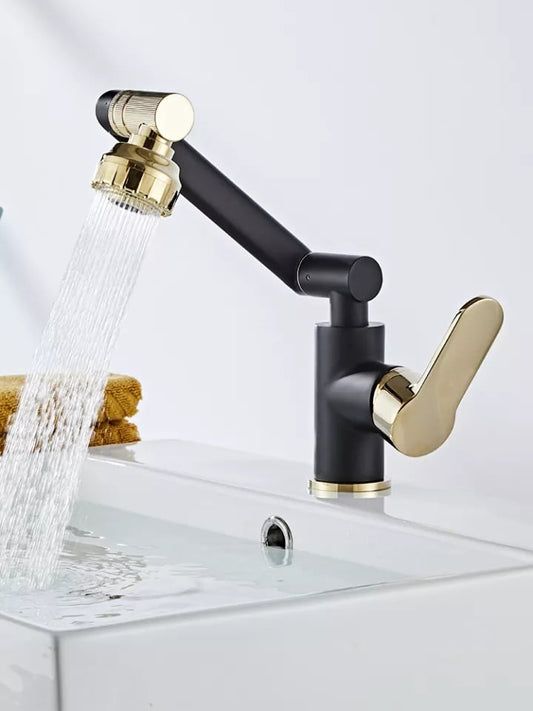 ברז כיור וכיור בעיצוב מודרני