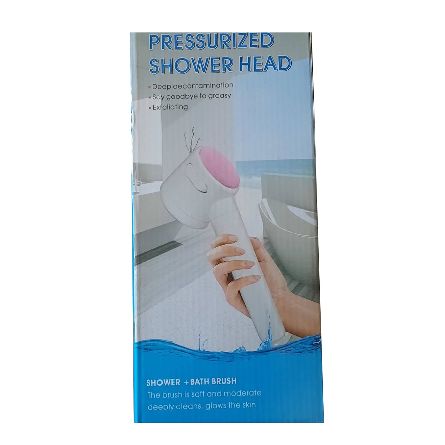 מקלחון רב תנועה עם ליפה מסיליקון לגוף