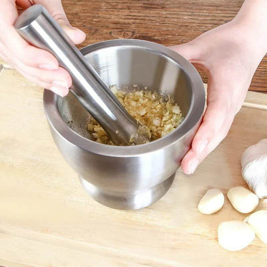 مدقة ثوم ستانلس