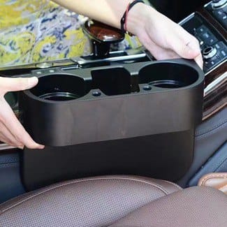 حامل كاسات مع منظم أغراض للسيارات 474-6