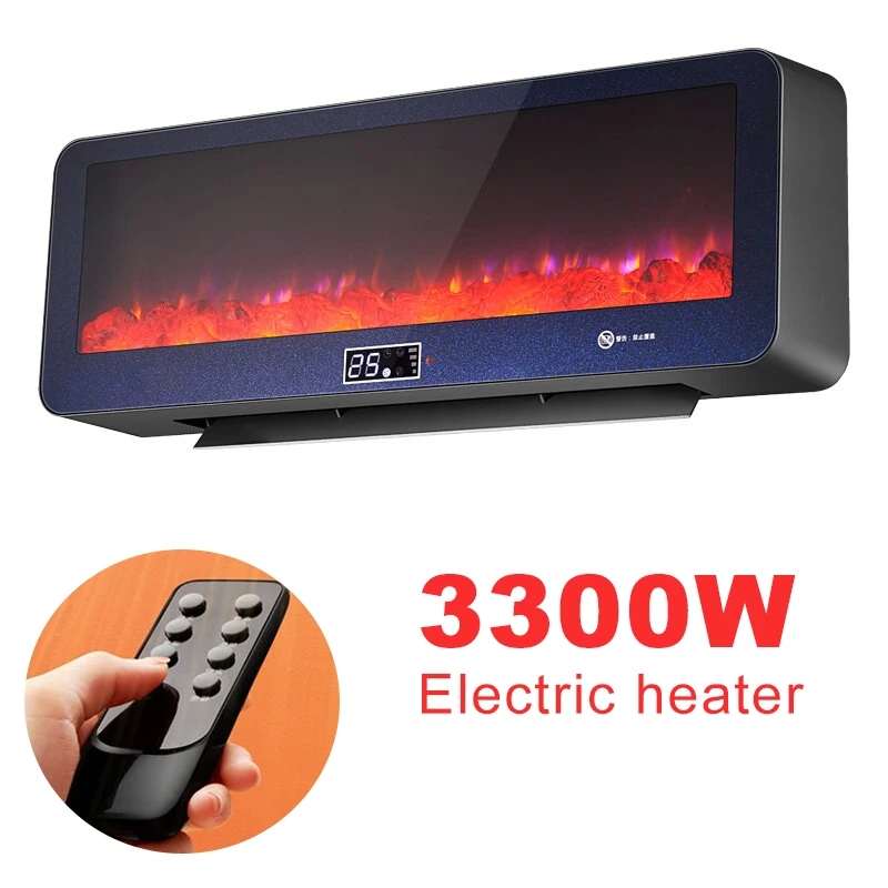 מזגן חשמלי עם מסך אח נפלא ושלט 3300 וואט