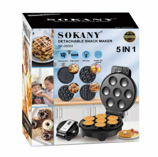 המכונה הנפלאה להכנת ממתקים ביתית 5*1, מותג Sokany