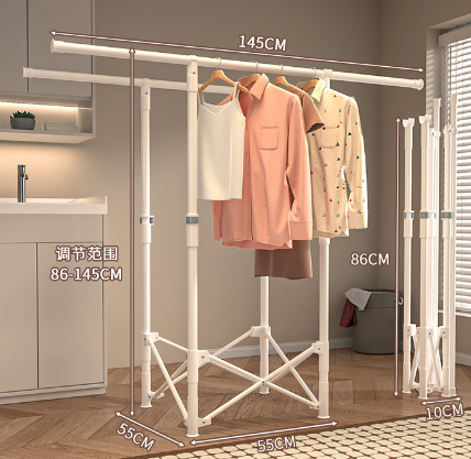 ستاند ملابس بتصميم مبتكر يمكن طيه a-63