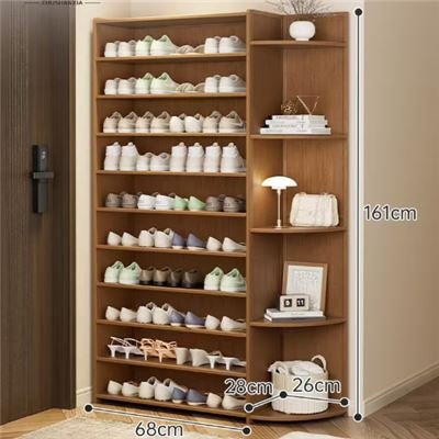 מתלים לנעליים מעץ במבוק טבעי 11-4