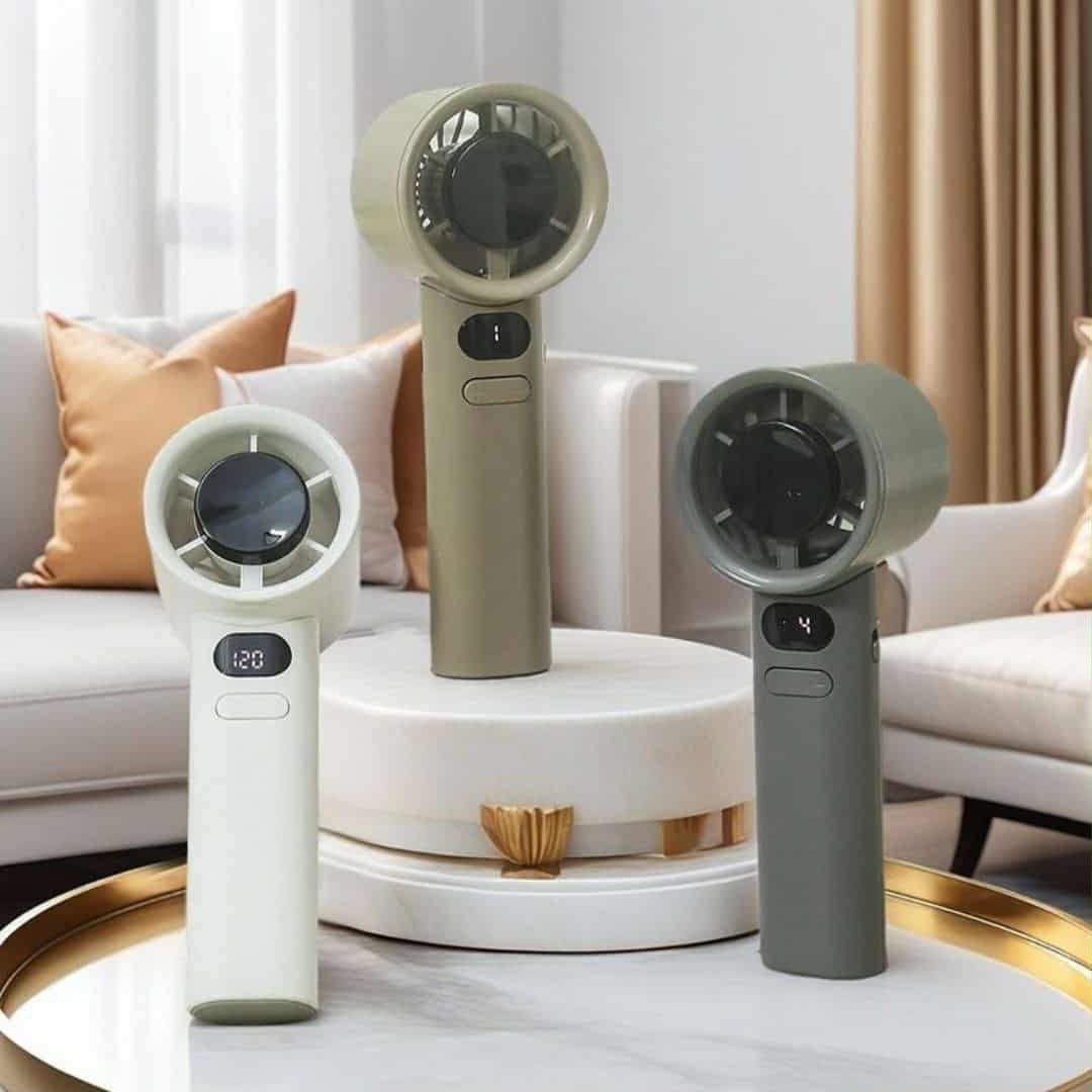 مروحة تبريد محمولة لاشعال الفحم تعمل بالشحن