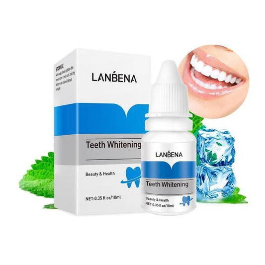 נוזל הלבנת שיניים LANBENA להסרת כתמים ורובד ולניקוי שיניים.