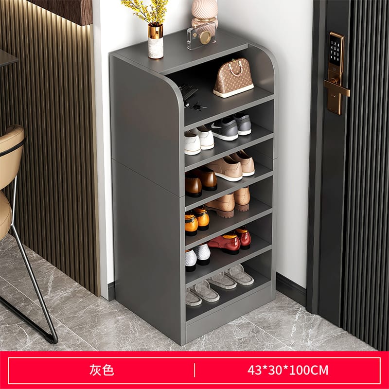 מדפי נעליים פתוחים אפורים, דגם CD-53