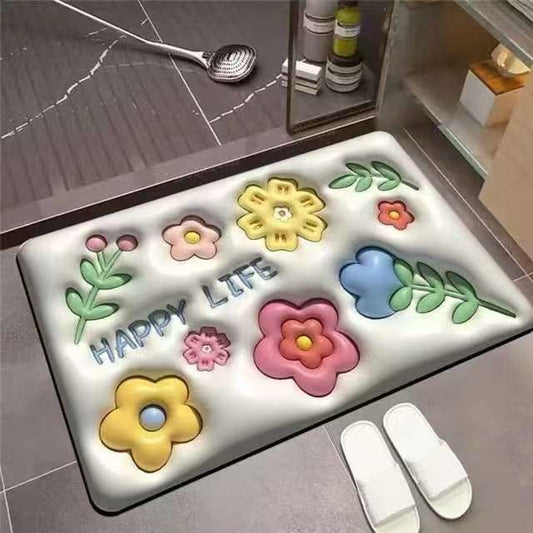 שטיח אמבטיה עם ציור תלת מימד T-2